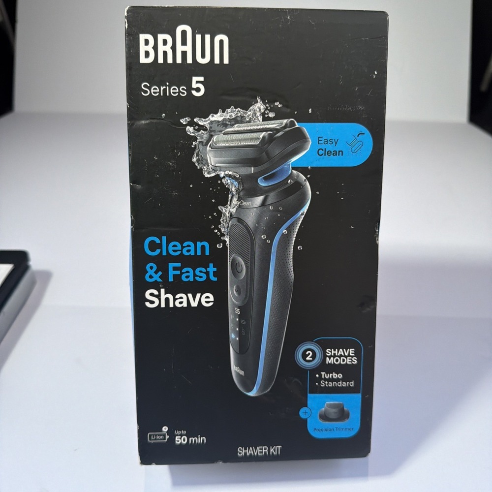 New Braun Series 5 Electric Shaver S5 Wet/Dry Razor w/ Trimmer Turbo